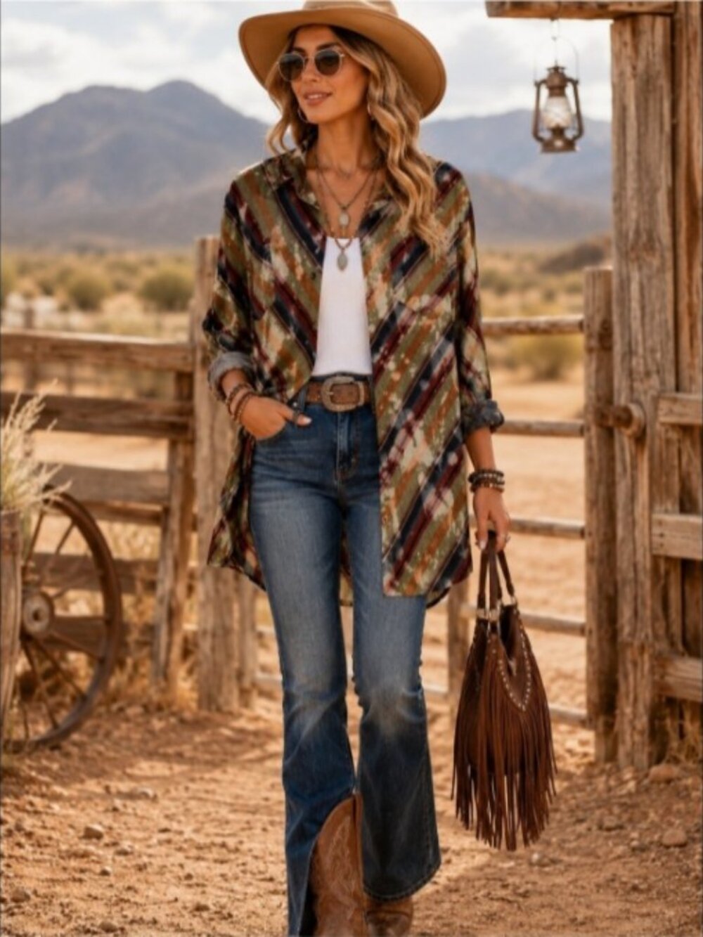 Jaded Gypsy Fade Away Button Down Shirt with Frayed Edges sz S/M NWT  /B5
